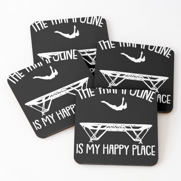 Item preview, Trampoline is my Happy Place Gymnastics Acrobatic Gymnasts   designed and sold by Rzelemenz.
