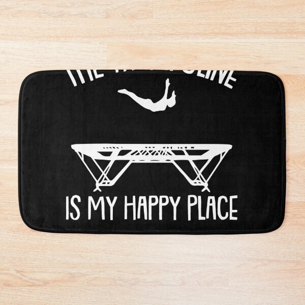 Item preview, Trampoline is my Happy Place Gymnastics Acrobatic Gymnasts   designed and sold by Rzelemenz.