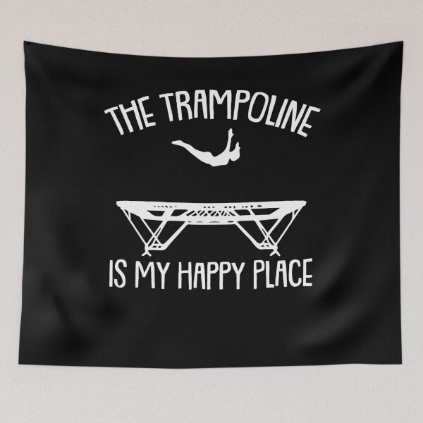 Item preview, Trampoline is my Happy Place Gymnastics Acrobatic Gymnasts   designed and sold by Rzelemenz.