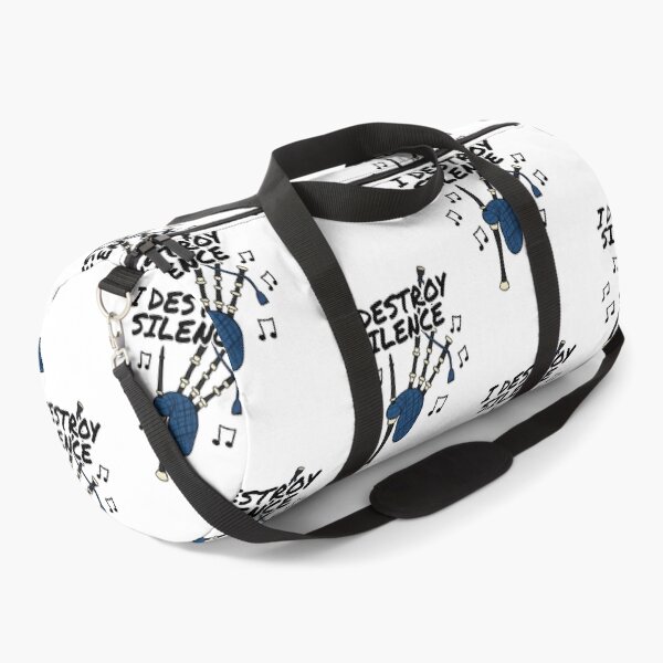 Item preview, I Destroy Silence Bagpipes Musician Funny designed and sold by doodlerob.