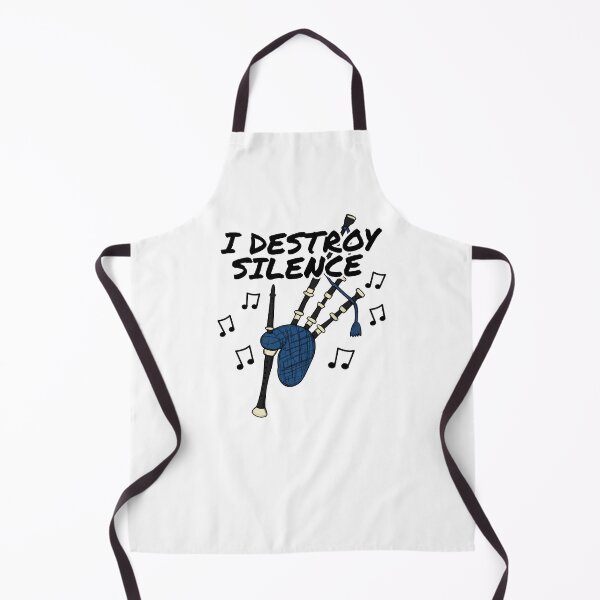Item preview, I Destroy Silence Bagpipes Musician Funny designed and sold by doodlerob.