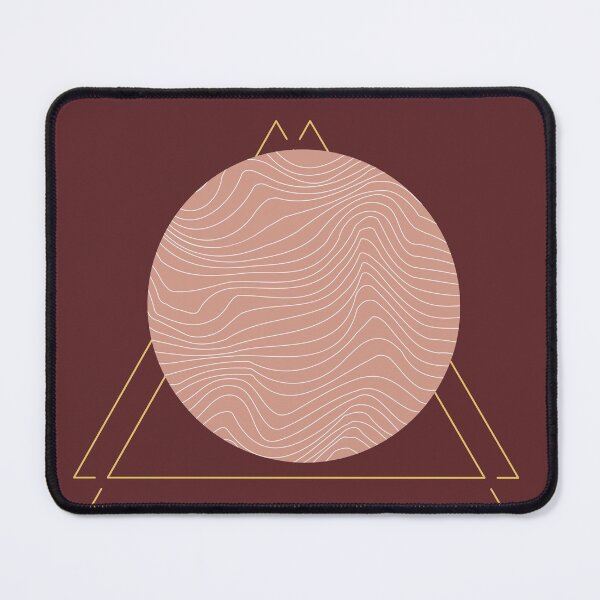 Item preview, Geometric minimalistic pattern of waves designed and sold by Tushkae.