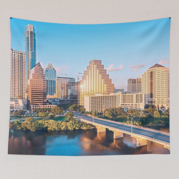 Item preview, Austin Skyline, Texas designed and sold by Sofia-Draws.
