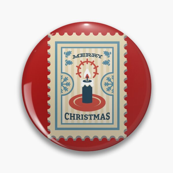 Item preview, Merry Christmas Stamp designed and sold by TamGustam.