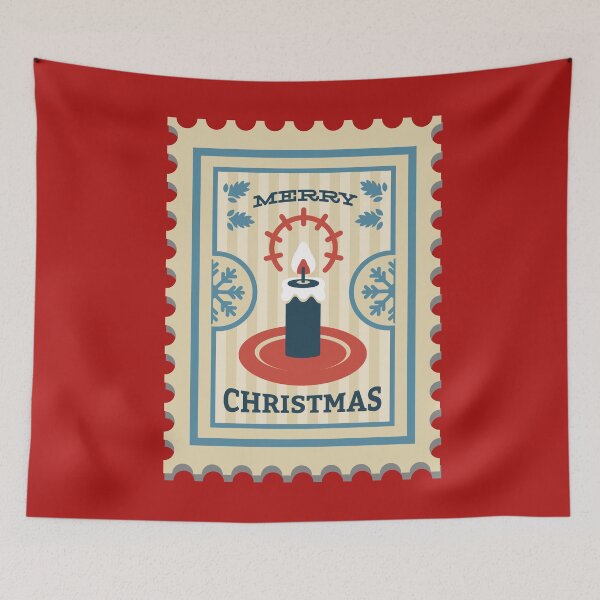 Item preview, Merry Christmas Stamp designed and sold by TamGustam.