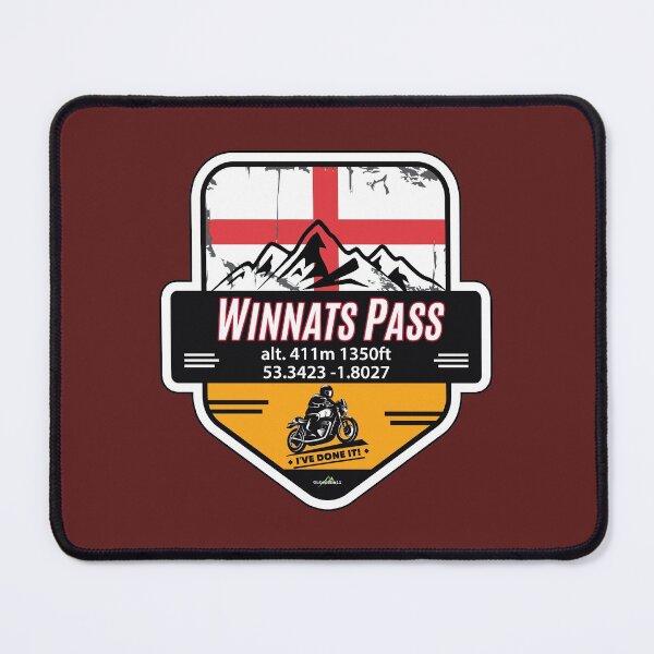 Item preview, Winnats Pass England Yorkshire Sticker T-Shirt motorcycle I've Done It! designed and sold by OuterShellUK.
