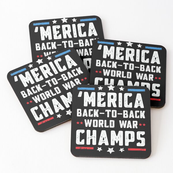 Item preview, Undefeated Two Time World War Champs 4th of July Patriotic designed and sold by Mfk Clothes.