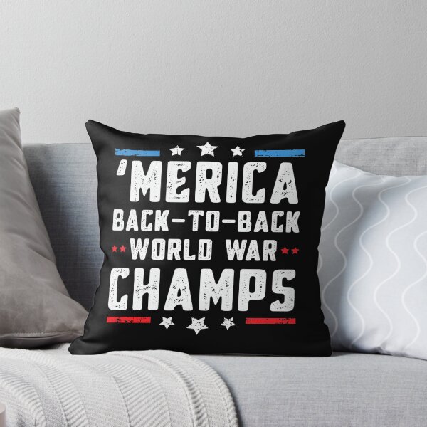 Item preview, Undefeated Two Time World War Champs 4th of July Patriotic designed and sold by Mfk Clothes.