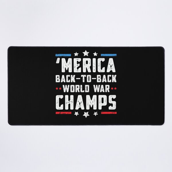 Item preview, Undefeated Two Time World War Champs 4th of July Patriotic designed and sold by Mfk Clothes.