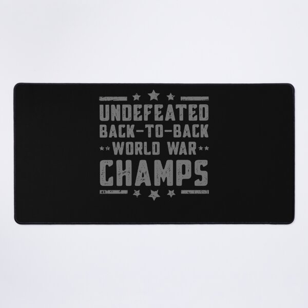 Item preview, Undefeated Two Time World War Champs 4th of July Patriotic designed and sold by Mfk Clothes.
