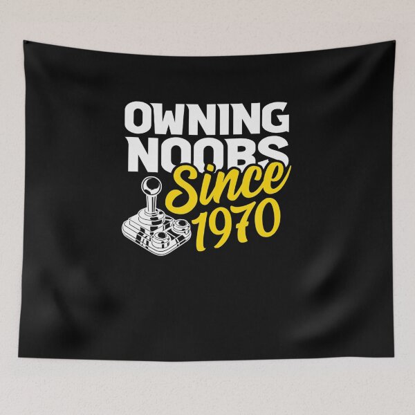 Item preview,  Funny I Owning Noobs Since 1970 I Gamer I 51st Birthday  designed and sold by AnnaCarter70.