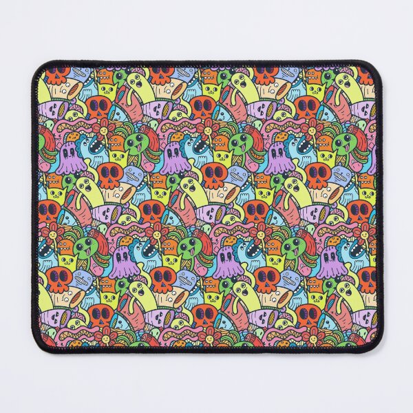 Item preview, Cute Kawaii Monster Doodle Pattern designed and sold by ardasen.