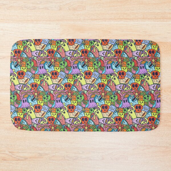 Item preview, Cute Kawaii Monster Doodle Pattern designed and sold by ardasen.