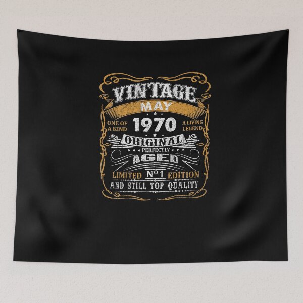 Item preview, Vintage May 1970 T Shirt 51 Years Old 51st Birthday Gifts Premium designed and sold by AnnaCarter70.
