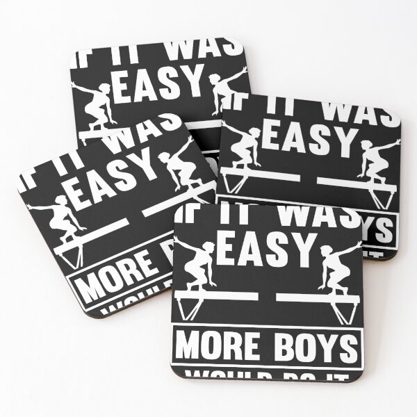 Item preview, If it was easy more Boys would do it Gymnastics Gymnasts   designed and sold by Rzelemenz.