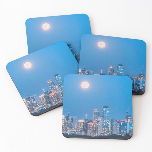 Item preview, Austin Skyline at Night designed and sold by Sofia-Draws.