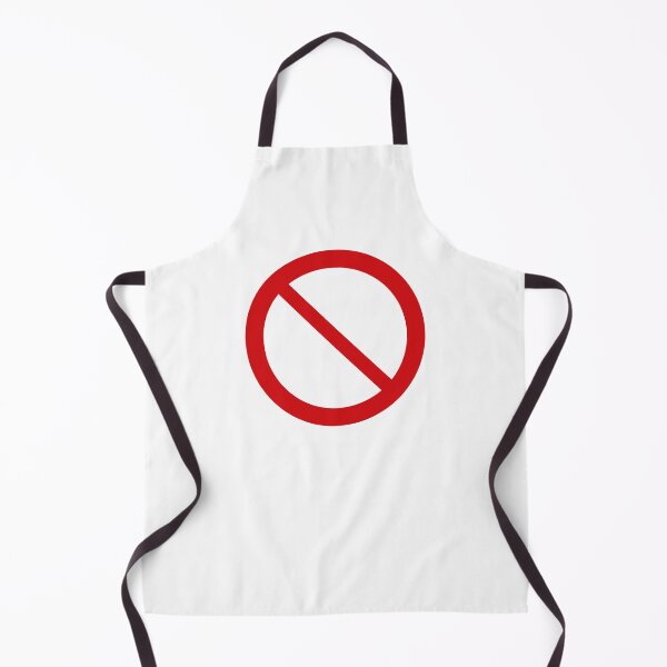 Item preview, NO Symbol. DO NOT Icon. Prohibition Sign. (Red on White) designed and sold by STUDIO-72.