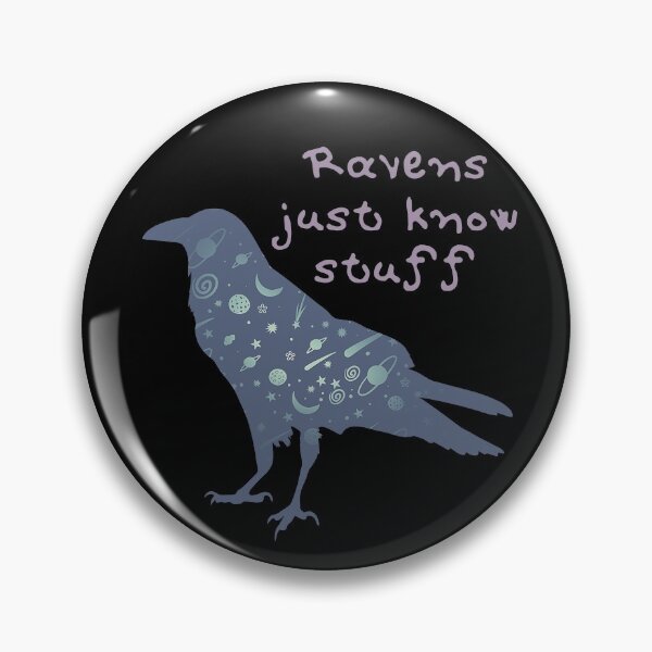 Item preview, Ravens just know stuff designed and sold by Scribblehound.