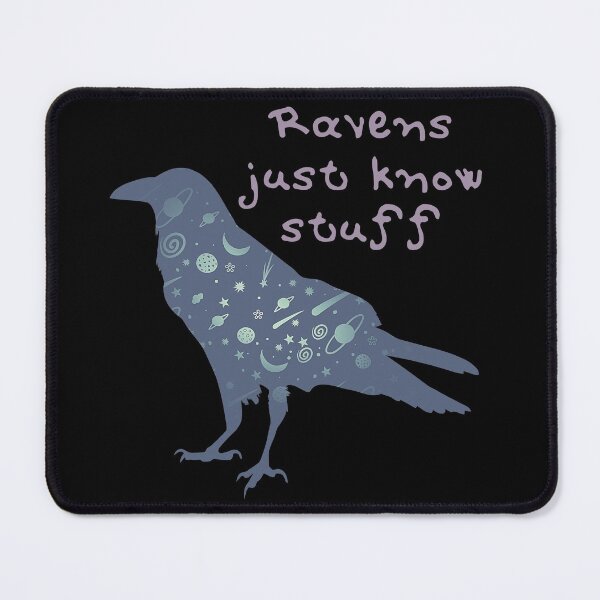 Item preview, Ravens just know stuff designed and sold by Scribblehound.