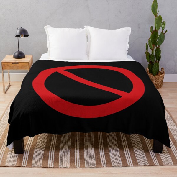 Item preview, NO Symbol. DO NOT Icon. Prohibition Sign. (Red on Black) designed and sold by STUDIO-72.