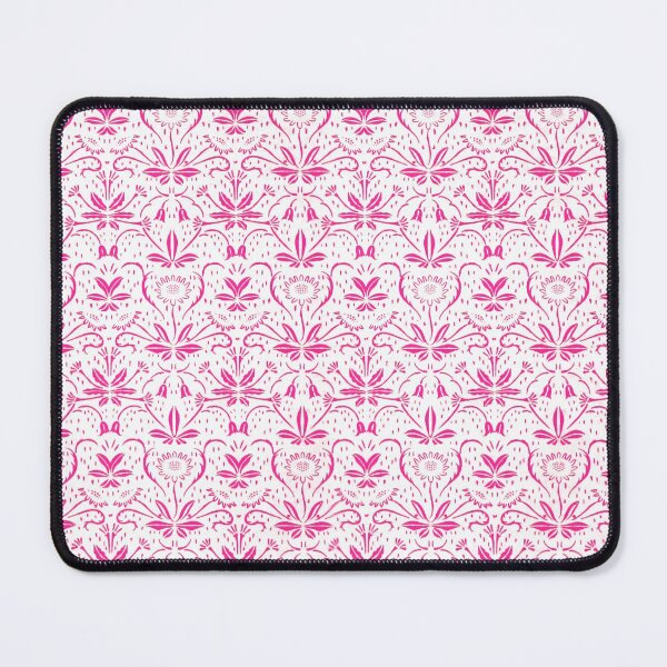 Item preview, PINK floral pattern vintage retro design designed and sold by Chadrick Rode.