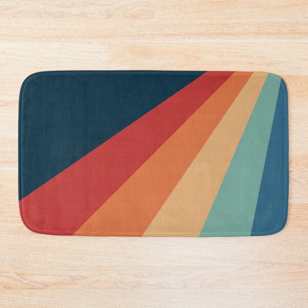 Item preview, Colorful diagonal retro stripes designed and sold by BattaAnastasia.