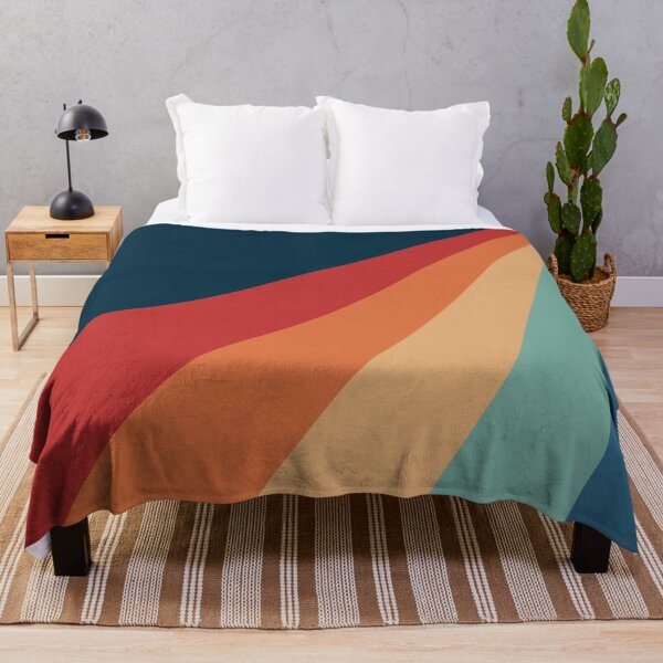 Item preview, Colorful diagonal retro stripes designed and sold by BattaAnastasia.