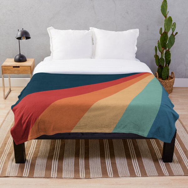 Item preview, Colorful diagonal retro stripes designed and sold by BattaAnastasia.