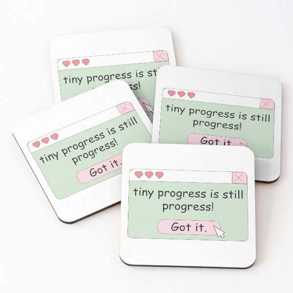 Item preview, Tiny Progress is Still Progress designed and sold by MentalPositive.