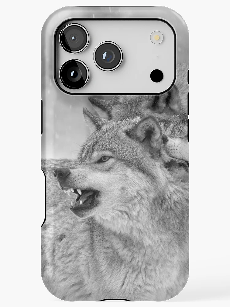 Thumbnail 1 of 4, iPhone Case, Timber Wolves designed and sold by WolvesOnly.