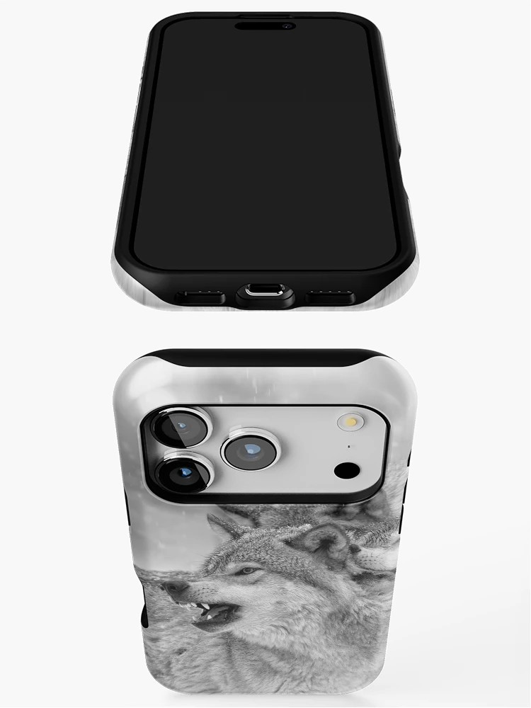 Thumbnail 3 of 4, iPhone Case, Timber Wolves designed and sold by WolvesOnly.