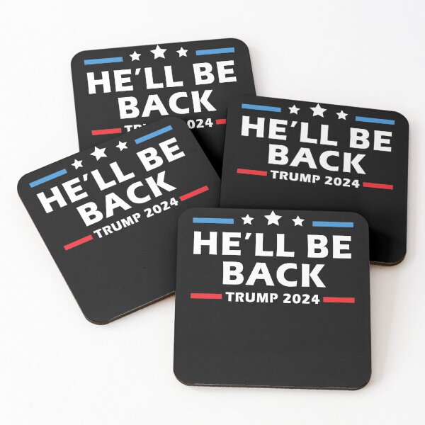 Item preview, He'll Be Back Trump 2024 Election Patriotic Second Term designed and sold by Mfk Clothes.