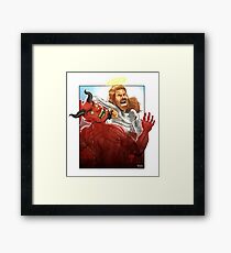 Christ Hero Framed Print