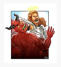 Christ Hero Photographic Print