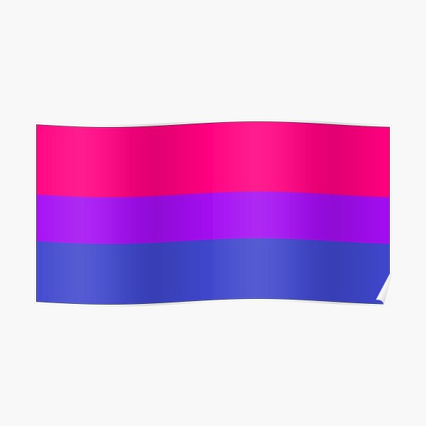 Bisexual Pride Collection Bisexual Flag Poster For Sale By M4rg1 Redbubble