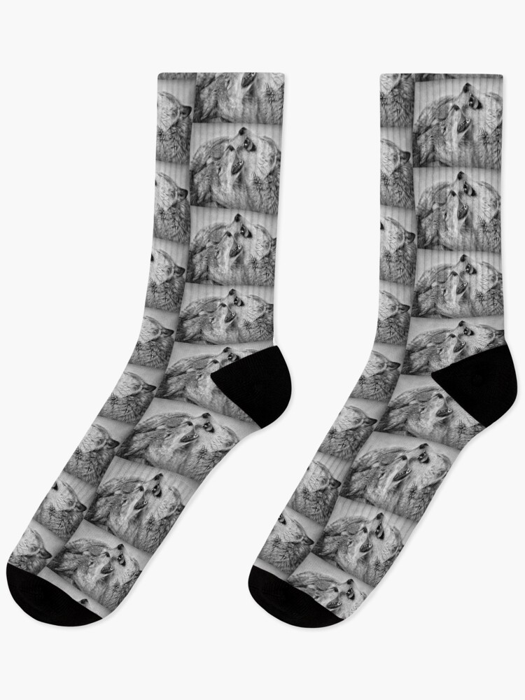 Thumbnail 1 of 5, Socks, Timber Wolves designed and sold by WolvesOnly.