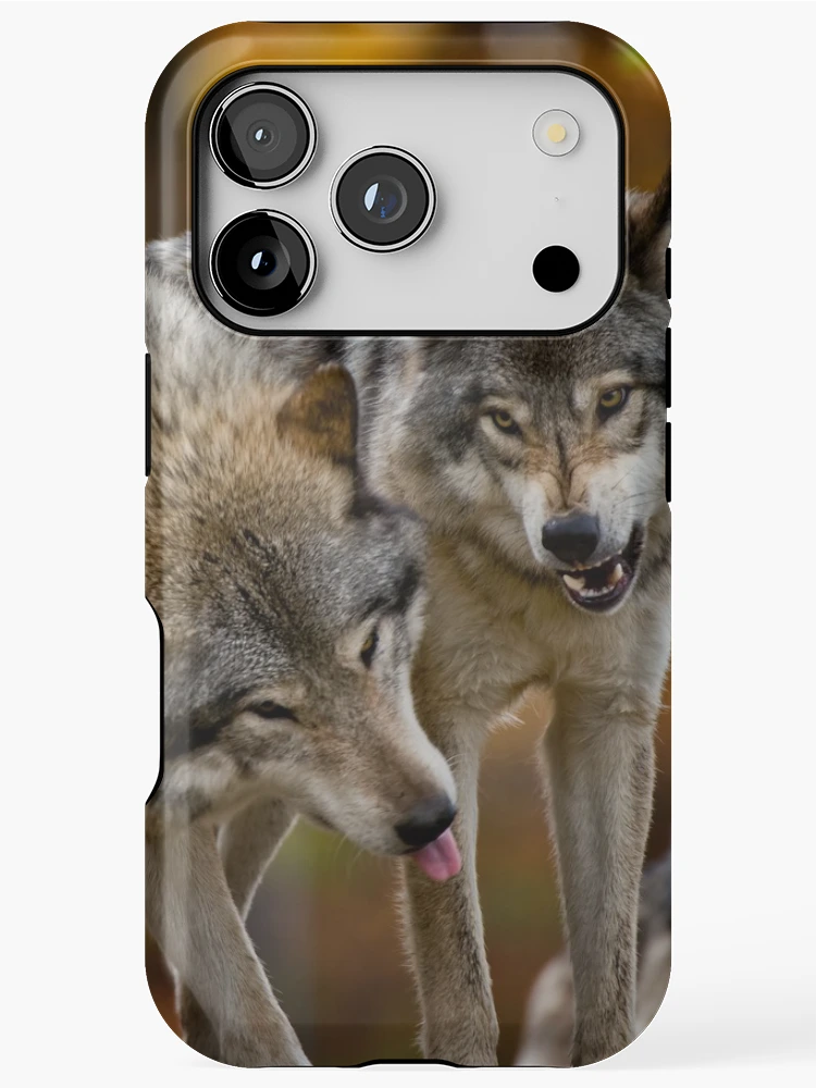 Thumbnail 1 of 4, iPhone Case, Timber Wolves designed and sold by WolvesOnly.