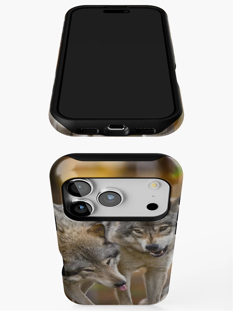 Thumbnail 3 of 4, iPhone Case, Timber Wolves designed and sold by WolvesOnly.