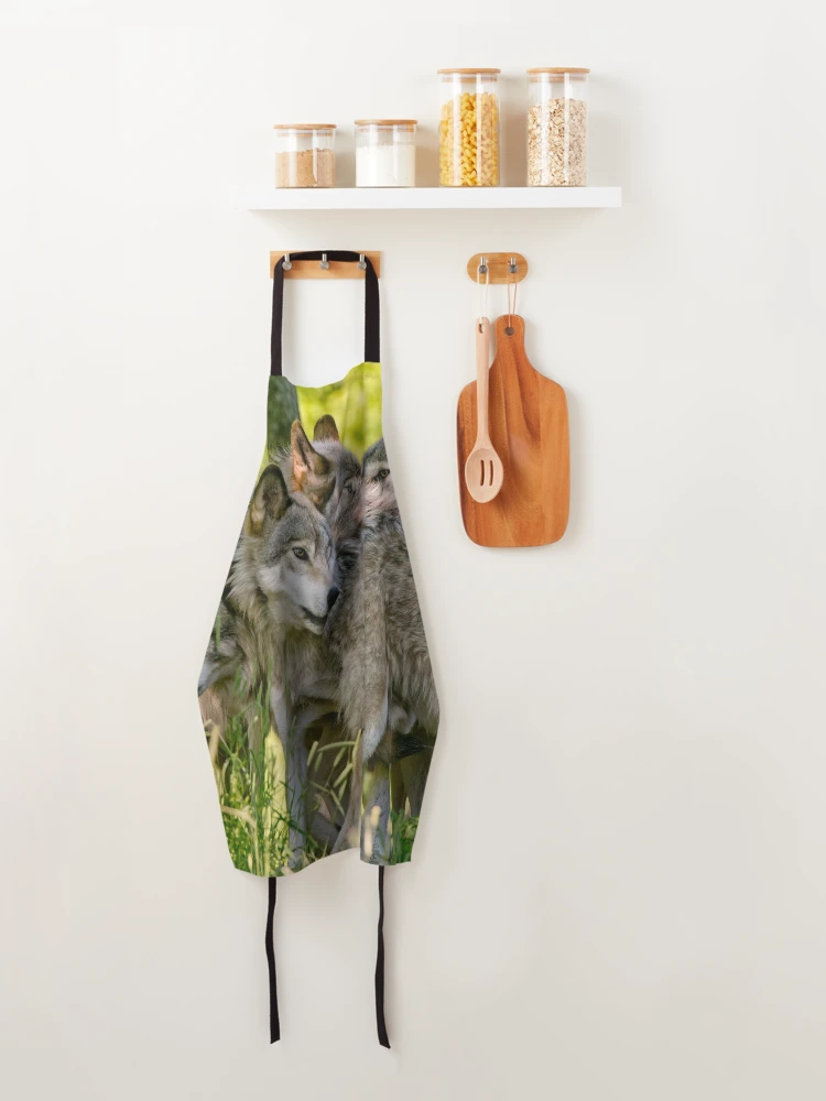 Thumbnail 4 of 6, Apron, Timber Wolves designed and sold by WolvesOnly.