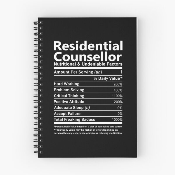Item preview, Residential Counsellor T Shirt - Nutritional and Undeniable Factors Gift Item Tee designed and sold by oslandefren.
