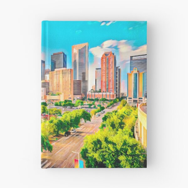 Item preview, Houston Skyline, Texas designed and sold by Sofia-Draws.