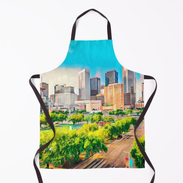 Item preview, Houston Skyline, Texas designed and sold by Sofia-Draws.