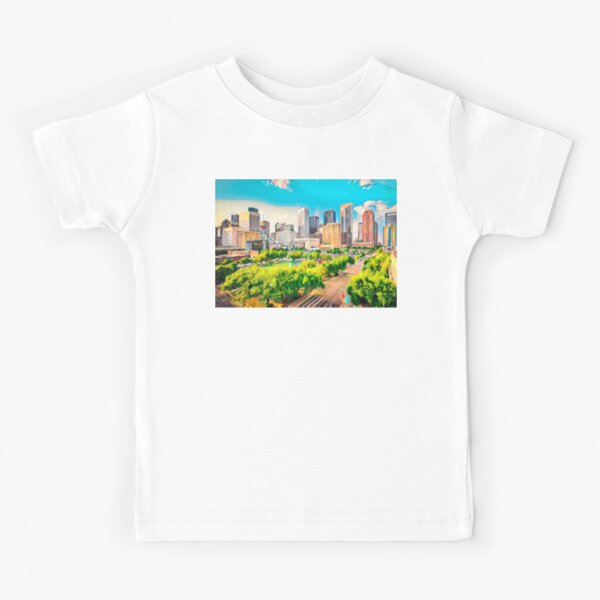 Houston, TX City Skyline - Texas Pride Magnolia City Astros T-Shirt