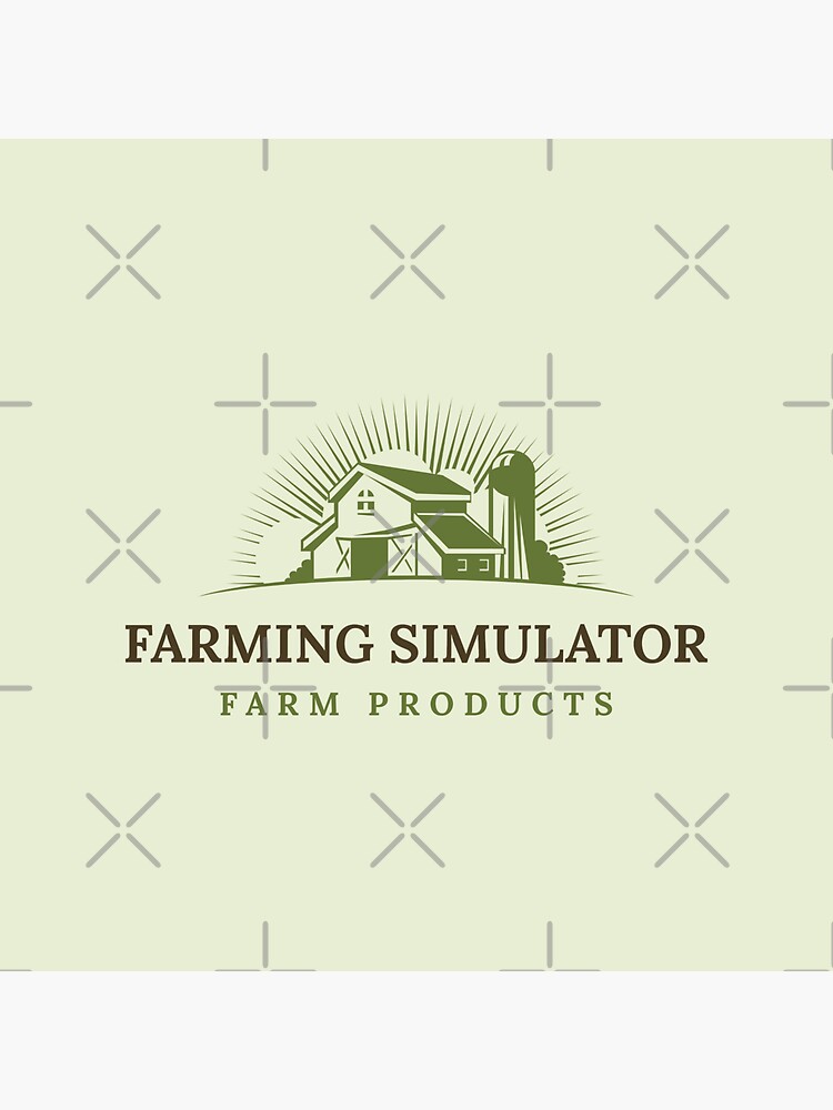 "farming simulator" Sticker for Sale by kuikai123 | Redbubble