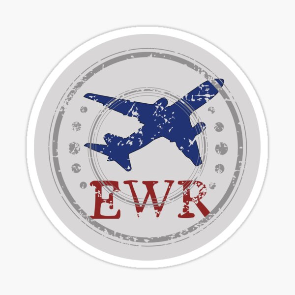 Newark Liberty International Airport EWR New York USA Sticker