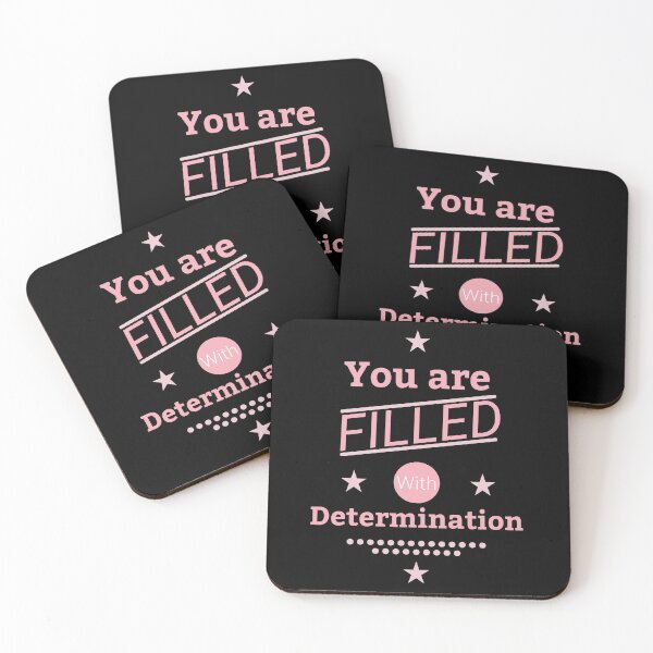 Item preview, Filled With Determination - Motivational Design  designed and sold by Psych-odyssey.