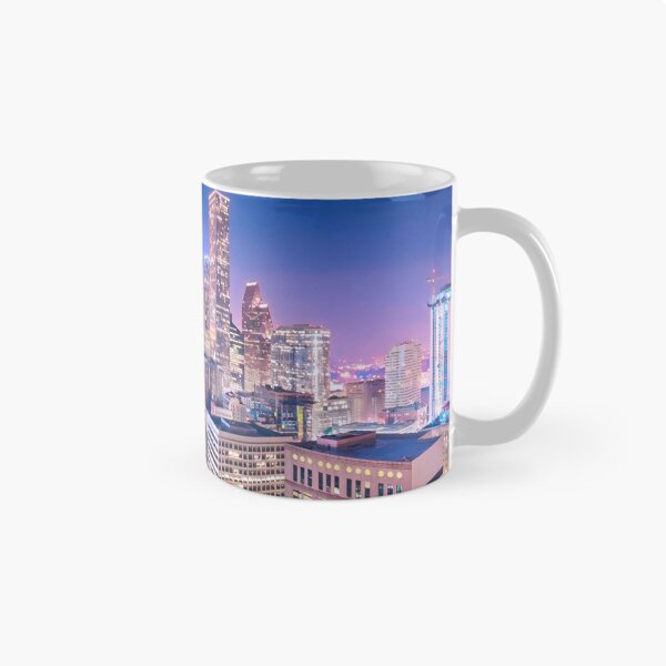 Item preview, Houston Skyline at Night designed and sold by Sofia-Draws.