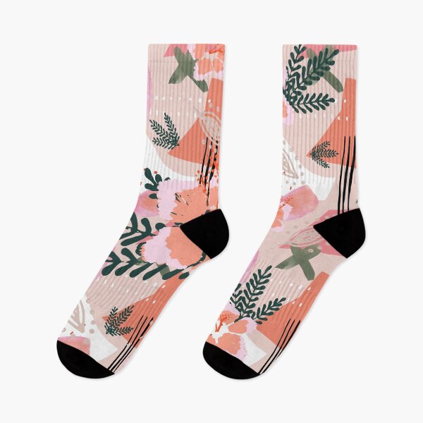 Item preview, Tropical Pink Hibiscus Floral Collage  designed and sold by Designs By YL.