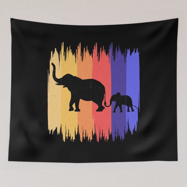 Item preview, Colorful Elephant Africa Safari Zoo Gift designed and sold by Ibu83.