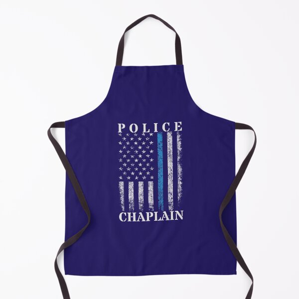 Item preview, Police Chaplain American Flag Thin Blue Line designed and sold by jaygo.